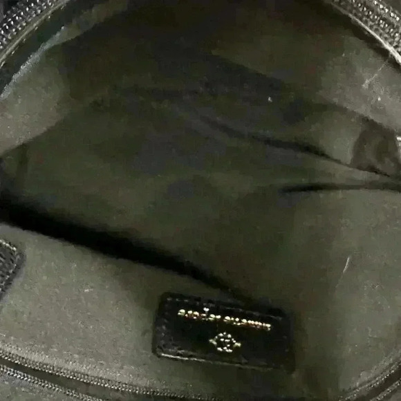 Nanette Lapore Black Leather Pebble Bag Purse Crossbody - Picture 7 of 9